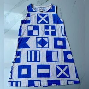 Mahi Gold Girls Nautical Flag Dress- size 5